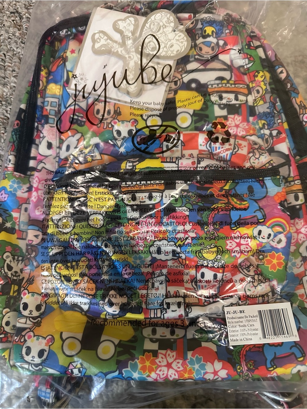 Ju-Ju-Be x Tokidoki Sushi Cars Be Packed
